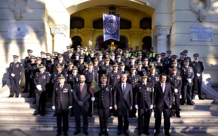 Celebración de los 175 años de la creación de la Guardia Municipal de Málaga.