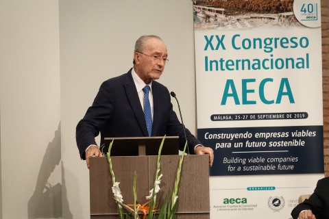 Inauguración del XX Congreso Internacional de la Asociación Española de Contabilidad y Administración de Empresas (AECA)