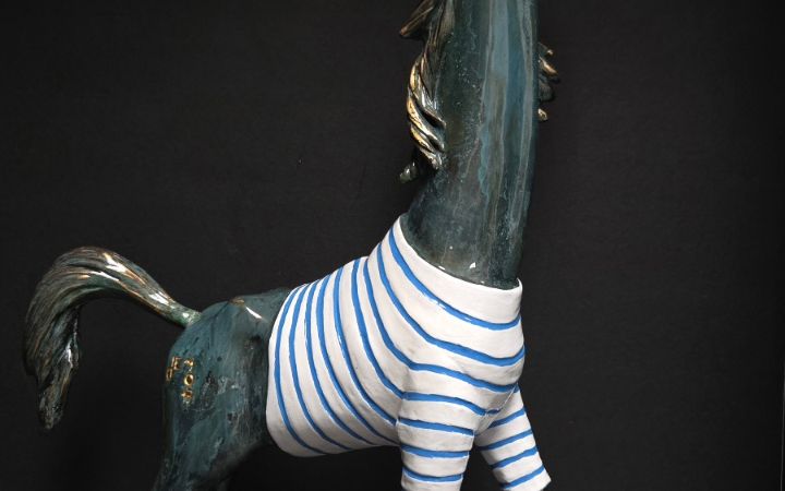 Escultura de caballo