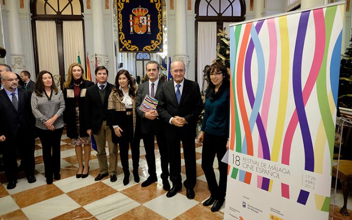 Presentación del cartel oficial 18 Festival de Málaga, Cine Español.