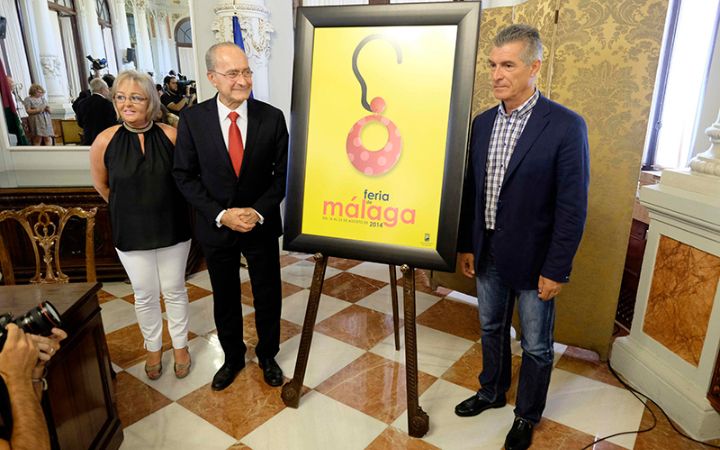 Presentación del pregonero de la feria de Málaga 2014.