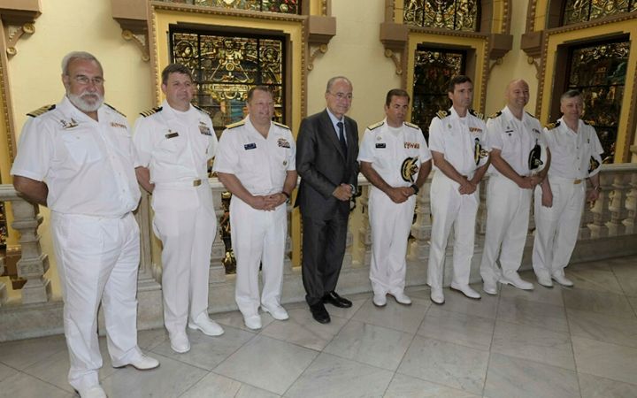 Recepción Agrupación Naval Permanente de la OTAN.