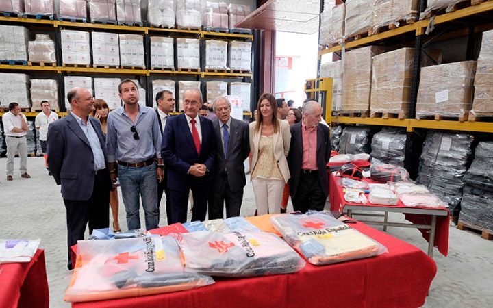 Inauguración del Centro Logístico de Emergencias de Cruz Roja Málaga.