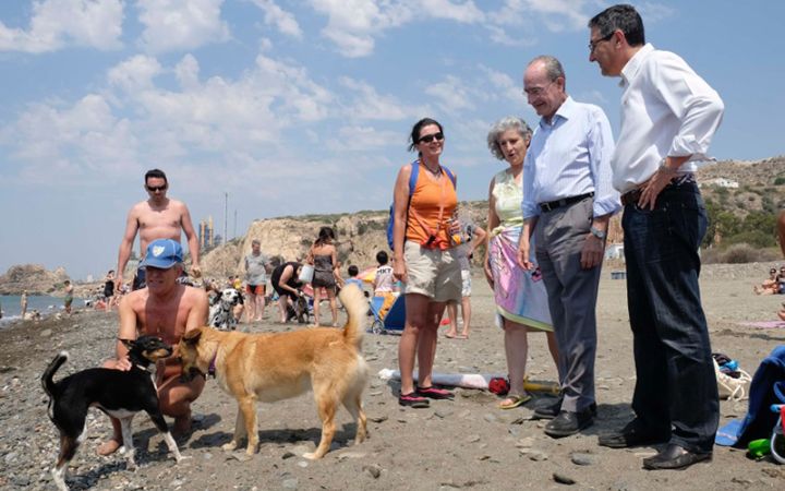 Nueva playa canina entre Málaga y Rincón de la Victoria.