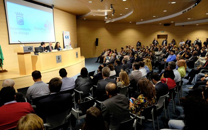 Inauguración  del edificio de Promálaga Excelencia en el  PTA.