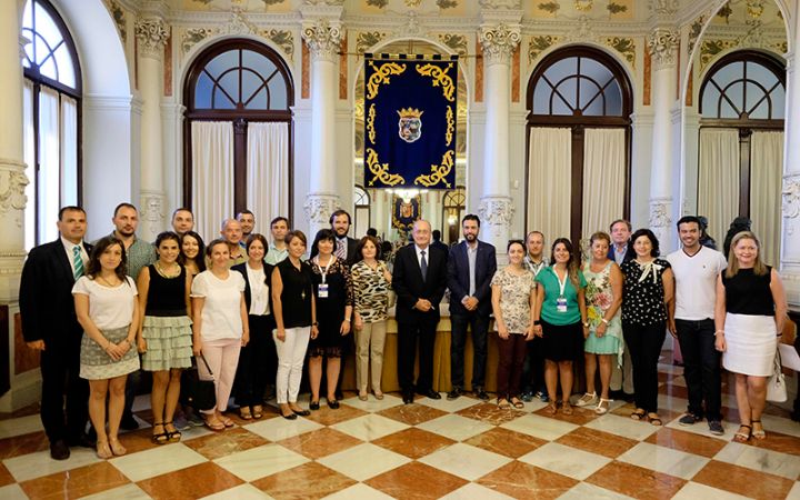 Una delegación del Gobierno de Turquía visita Málaga.