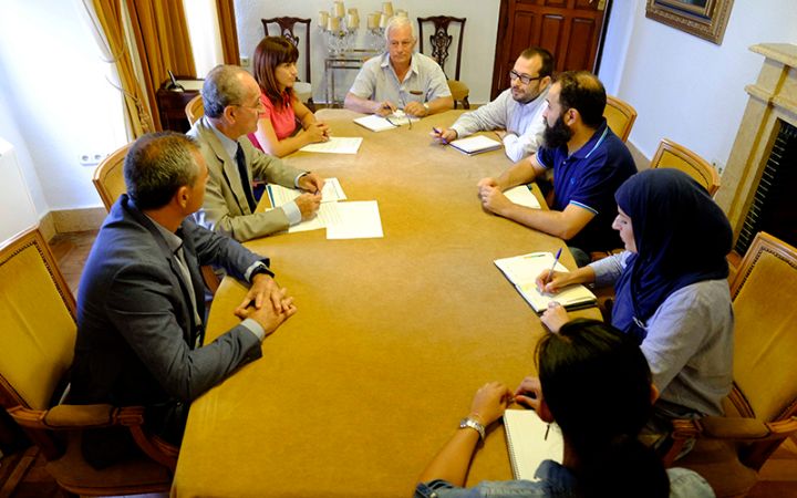 Encuentro con CEAR, Cruz Roja, Accem y Cáritas.