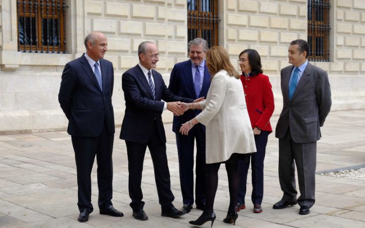 Inauguración del Museo de Málaga.