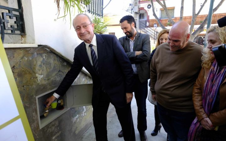 Visita a la red de abastecimiento en Colmenarejo.