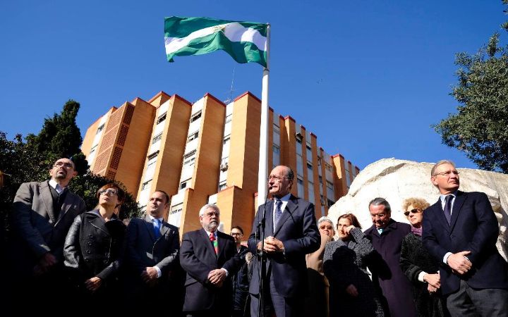 Acto con ocasión de la celebración del Día de Andalucía en el monumento a Blas Infante