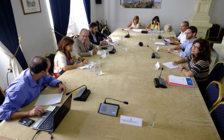 Reunión de la comisión interadministrativa de las instituciones integradas en el Plan Decenio Málaga Cultura Innovadora 2025.