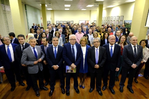 Acto del 50 aniversario de la creación de la Facultad de Económicas de Málaga.