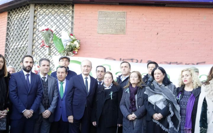 Homenaje a García Caparrós con motivo del 40 aniversario de su asesinato.