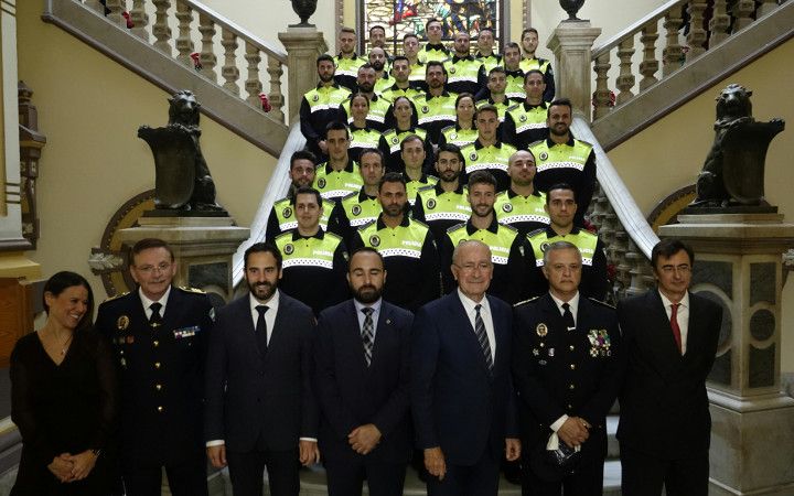 Acto de toma de posesión de la XIII Promoción de la Policía Local de Málaga.
