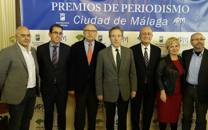 Entrega de los VIII Premios de Periodismo Ciudad de Málaga.