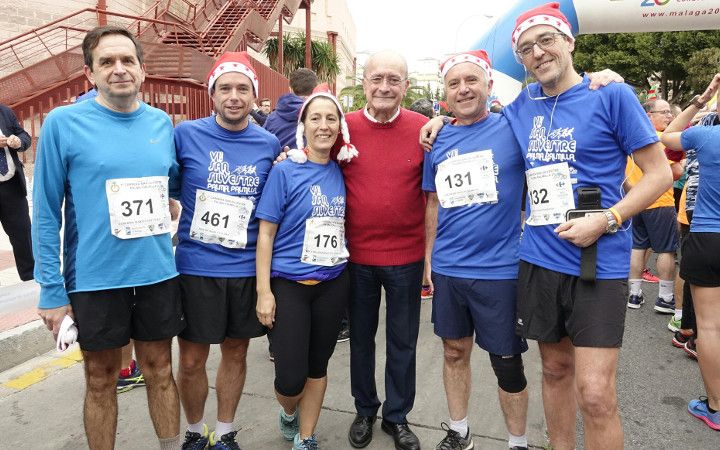 Momento de la salida de la carrera de San Silvestre.