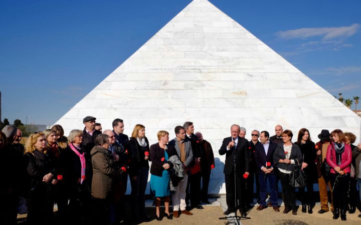 Acto institucional en el Parque de la Memoria de San Rafael.