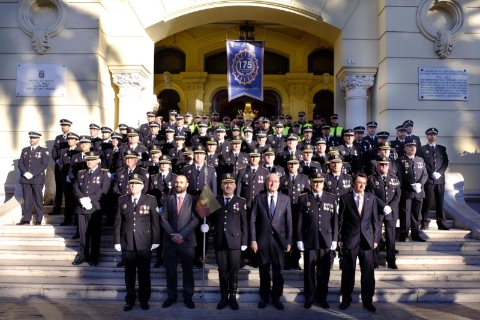 Celebración de los 175 años de la creación de la Guardia Municipal de Málaga.