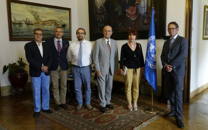 Recepción coordinadores del programa WACAP de UNOSSC y UNDP.