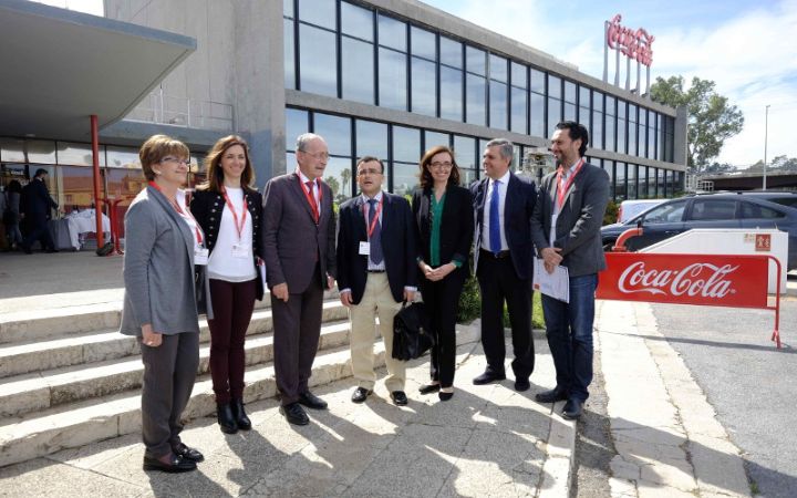 En la Planta de Coca Cola.