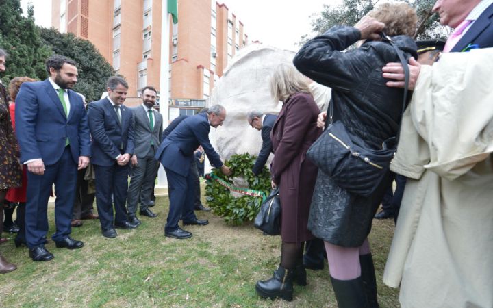 Celebración del Día de Andalucía con el tradicional acto en el monumento a Blas Infante.