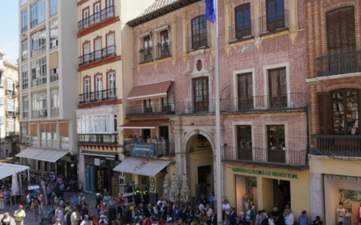 Acto institucional organizado por el Ayuntamiento de Málaga para conmemorar el Día de Europa