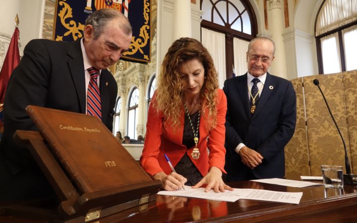 Acta de concejal del Ayuntamiento de Málaga por el Grupo Ciudadanos Beatriz González Mora