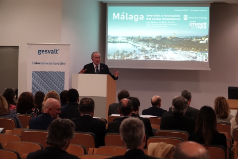 Inauguración de la  jornada ‘Málaga: inversión e innovación del sector inmobiliario’