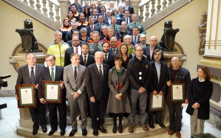 Pleno municipal en el Ayuntamiento de Málaga