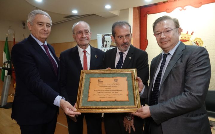 El Colegio de Abogados acoge la entrega del premio Jurista del Año 2019 al Magistrado del Tribunal Supremo, Francisco Javier Orduña