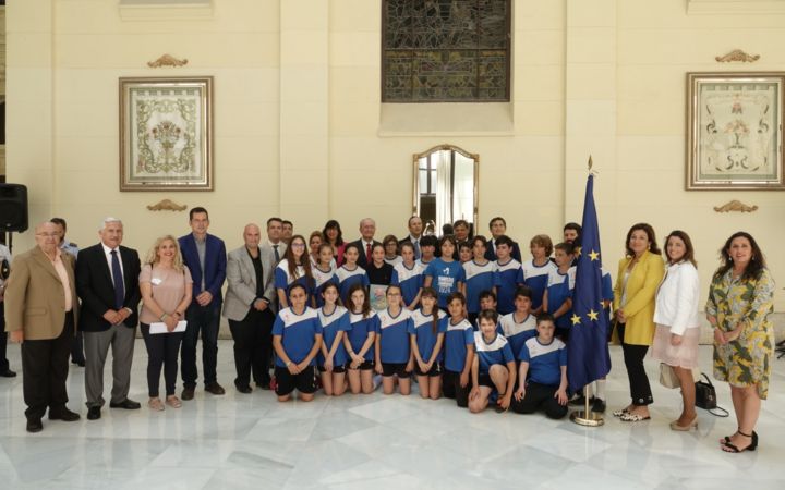 Acto institucional organizado por el Ayuntamiento con motivo del Día de Europa