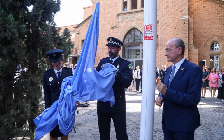 Acto de izado bandera de la ONU