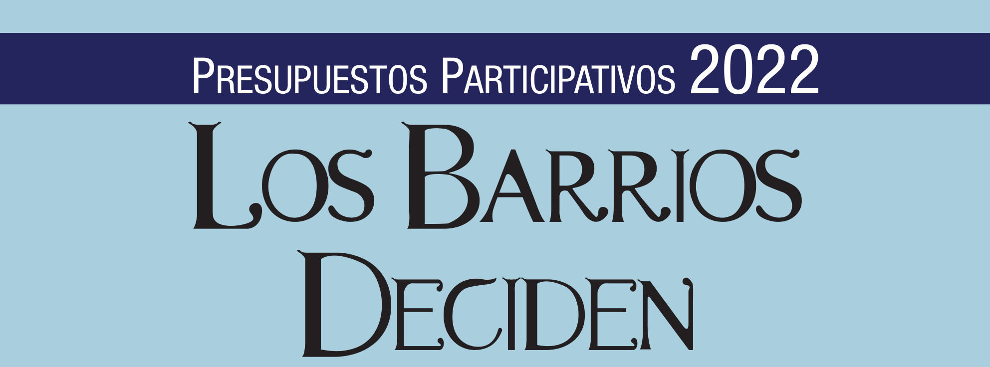 Cabecera presupuestos participativos 2022