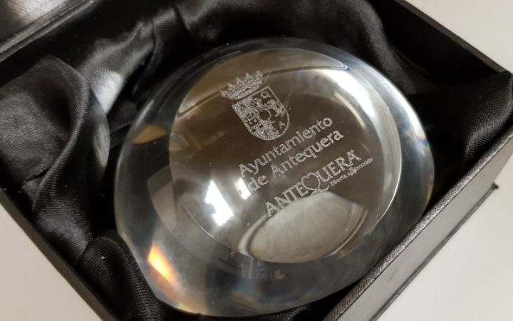 Media gota de metacrilato