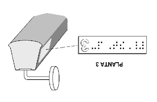 Pasamanos con señalización braille