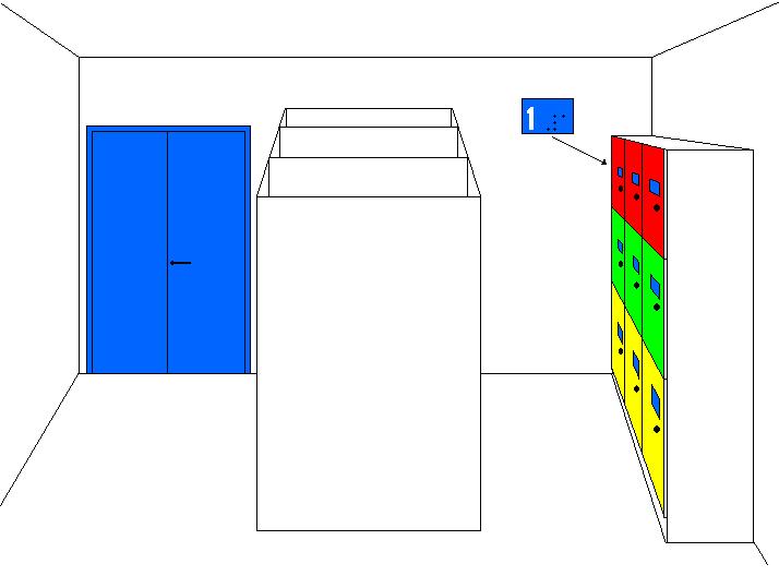 Señalización accesible en vestuarios