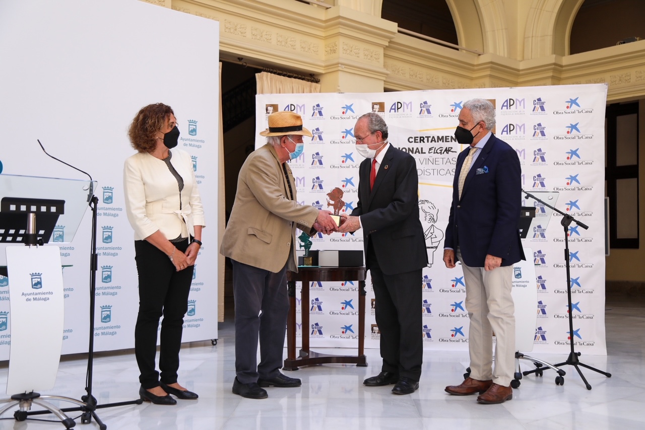EL AYUNTAMIENTO ACOGE LA ENTREGA DE LOS PREMIOS ELGAR DE VIÑETAS PERIODÍSTICAS
