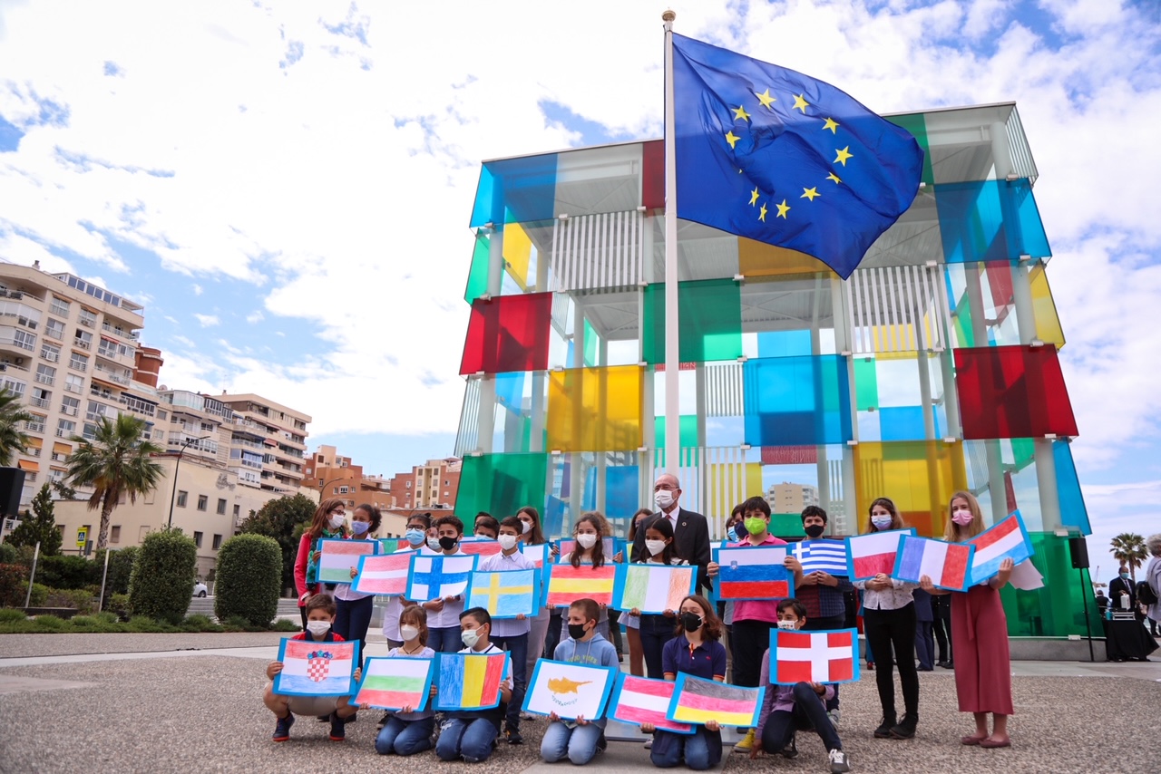 ACTO OFICIAL DEL AYUNTAMIENTO DE MÁLAGA POR EL DÍA DE EUROPA