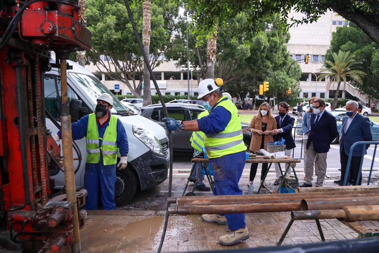 INICIO DE LOS SONDEOS GEOTÉCNICOS PARA LA AMPLIACIÓN DEL METRO DE MÁLAGA