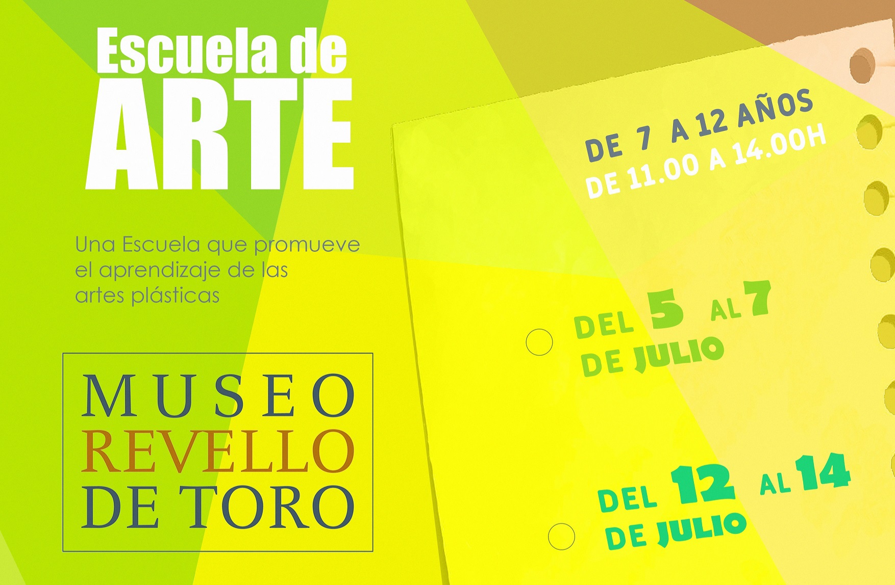 EL MUSEO REVELLO DE TORO PONE EN MARCHA UNA ESCUELA DE VERANO DESTINADA AL PÚBLICO INFANTIL