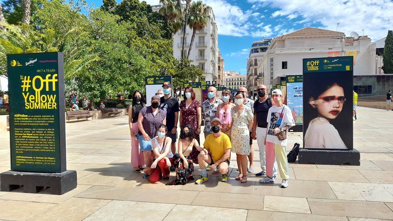INAUGURACION DE LA EXPOSICIÓN OFF YELLOW SUMMER EN CALLE ALCAZABILLA