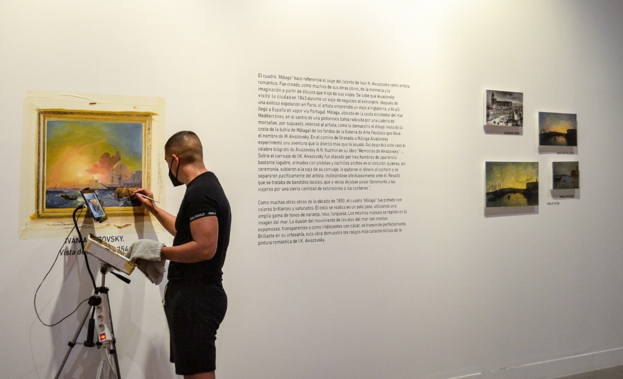 JULIO ANAYA CABANDING RECREA LA OBRA VISTA DE MÁLAGA DE IVÁN AIVAZOVSKY EN LA COLECCIÓN DEL MUSEO RUSO (Abre en ventana nueva)