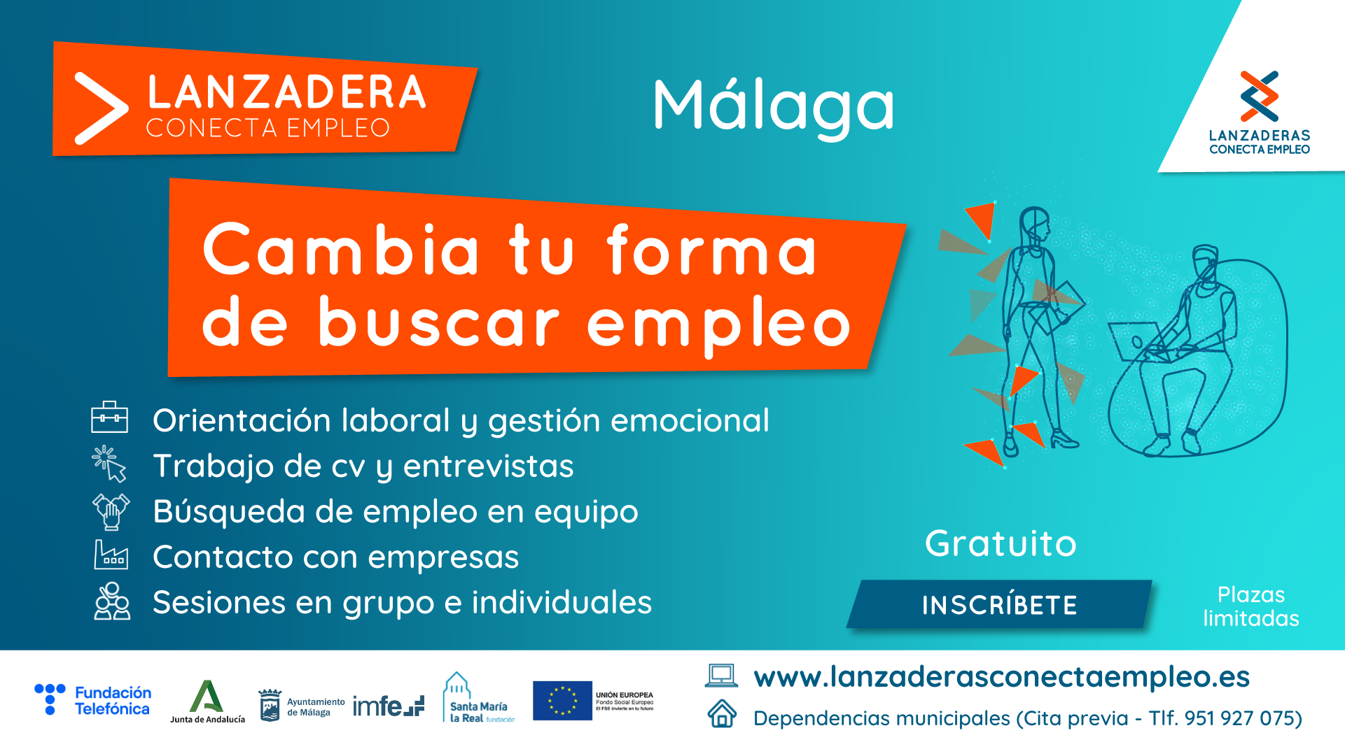 MÁLAGA CONTARÁ A PARTIR DE OCTUBRE CON UNA NUEVA LANZADERA CONECTA EMPLEO