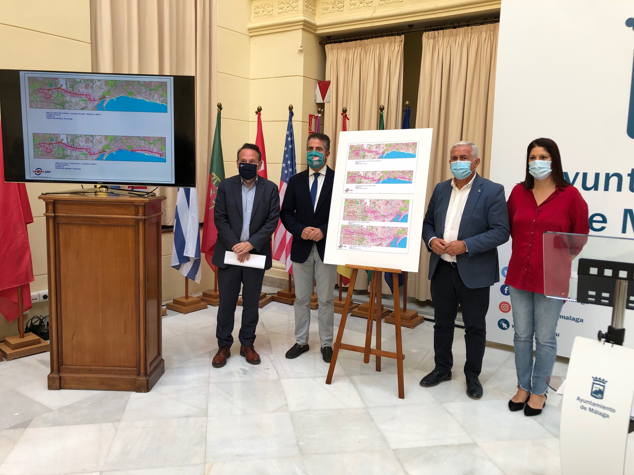 EL AYUNTAMIENTO PONE EN FUNCIONAMIENTO UNA NUEVA MACROLÍNEA Y AMPLÍA 2 LÍNEAS DE LA EMT PARA LA MEJORA DE LA CONECTIVIDAD ENTRE BARRIADAS  (Abre en ventana nueva)