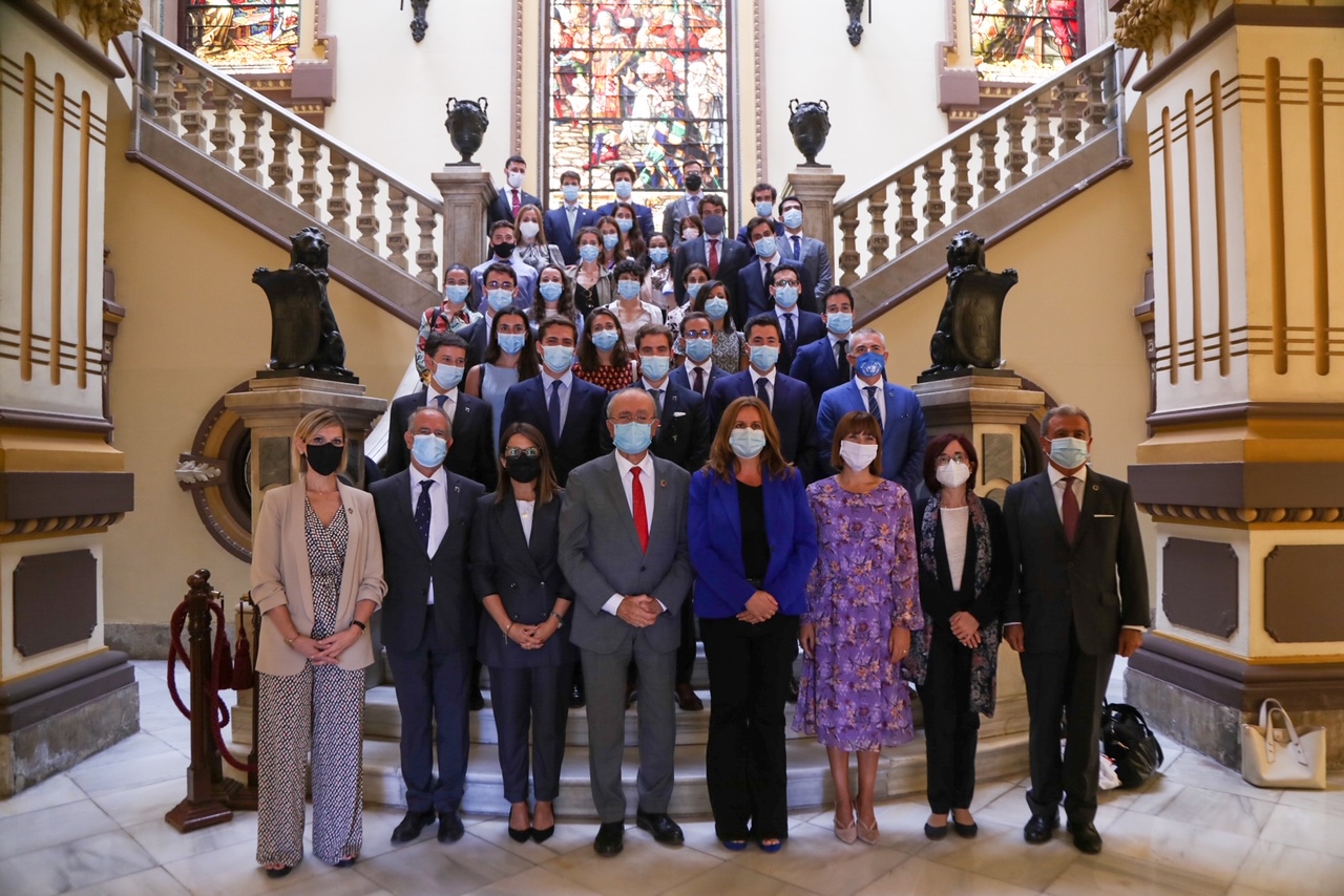 RECEPCIÓN MUNICIPAL A ALUMNOS DE LA ESCUELA DIPLOMÁTICA
