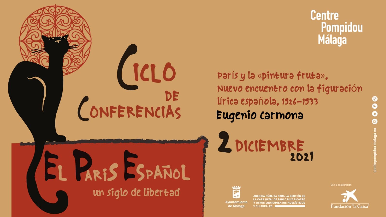 EUGENIO CARMONA PROFUNDIZA EN LA FIGURACIÓN LÍRICA ESPAÑOLA EN LA TERCERA SESIÓN DEL CICLO EL PARIS ESPAÑOL. UN SIGLO DE LIBERTAD

 (Abre en ventana nueva)