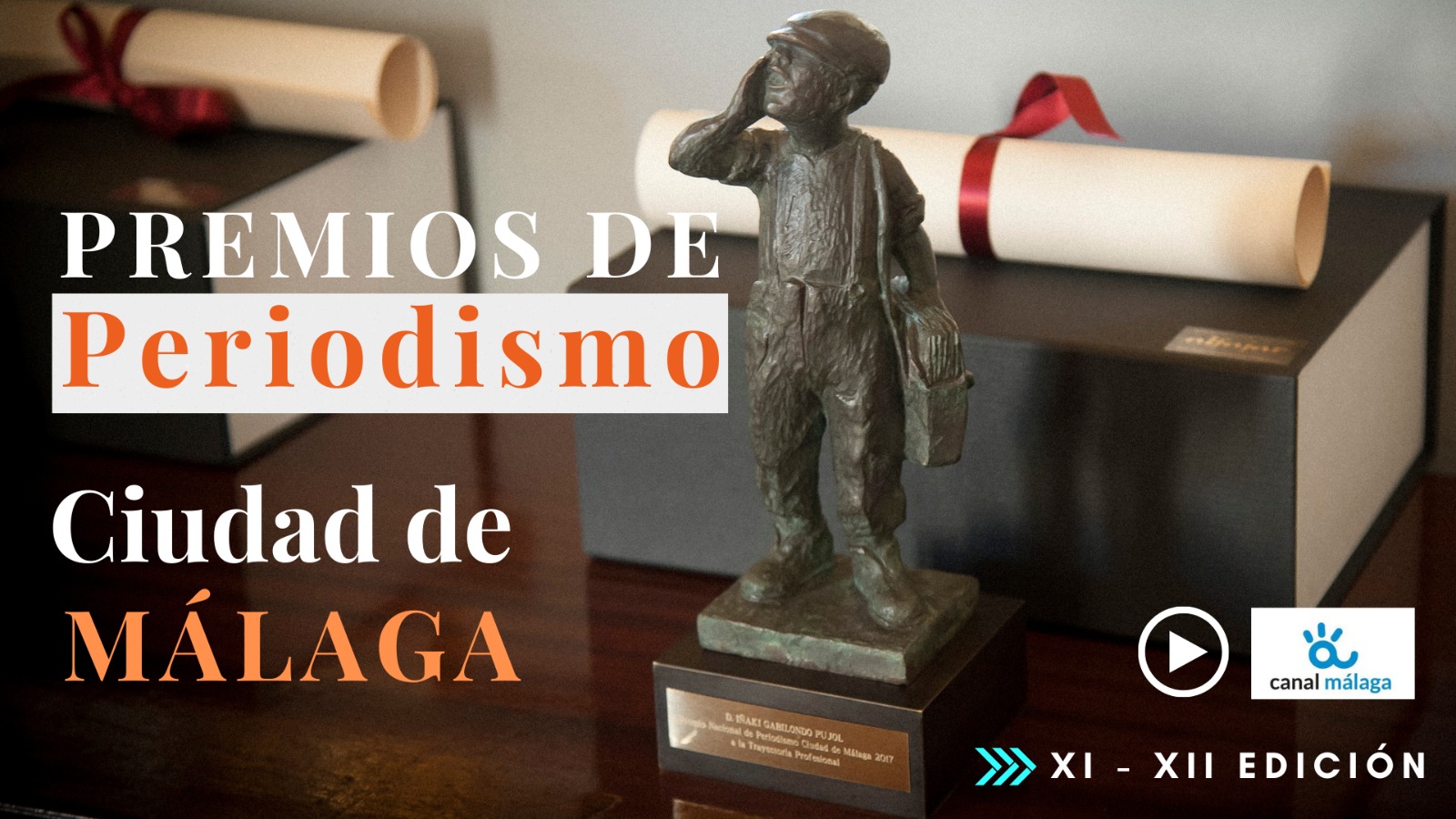 ACTO DE ENTREGA DE LOS XI Y XII PREMIOS DE PERIODISMO CIUDAD DE MÁLAGA  (Abre en ventana nueva)