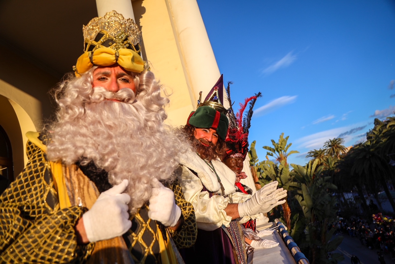 LOS REYES MAGOS LLEGAN A MÁLAGA