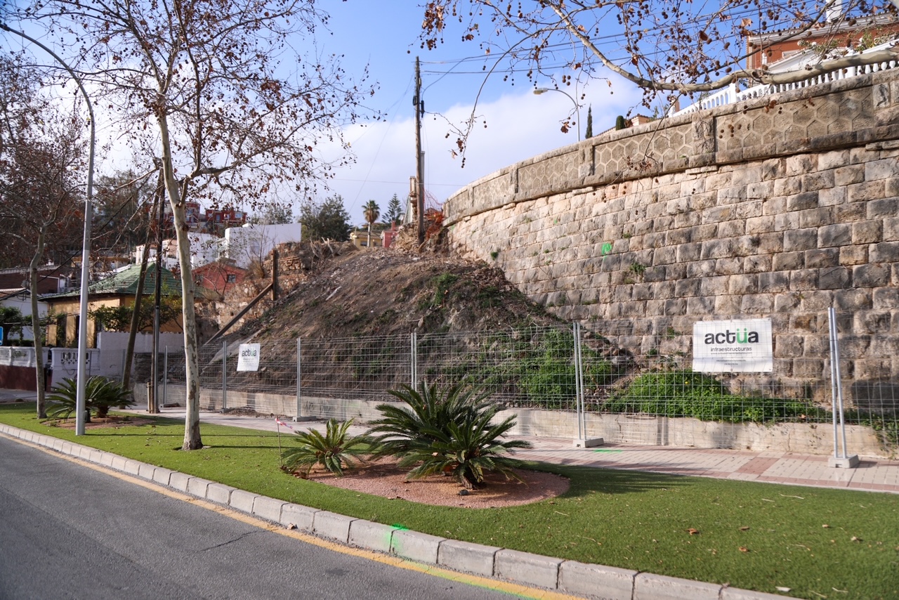 SE INICIA LA OBRA PARA LA RENOVACIÓN DEL ACCESO AL CASTILLO DE GIBRALFARO