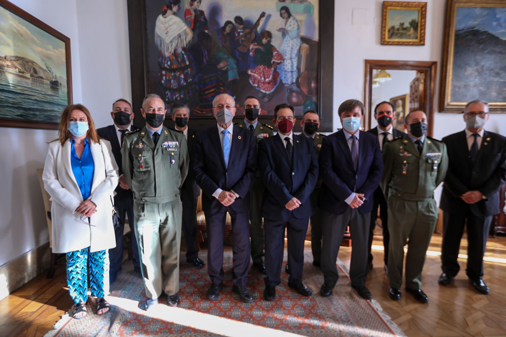 RECEPCIÓN EN EL AYUNTAMIENTO A LA BRIGADA PARACAIDISTA DEL EJÉRCITO DE TIERRA